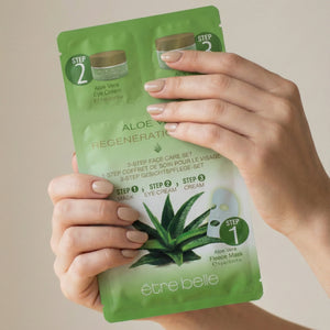 Aloe Vera Regeneration Mask 3-Step-Facecare-Set ( 1 Pack including 5 pieces)