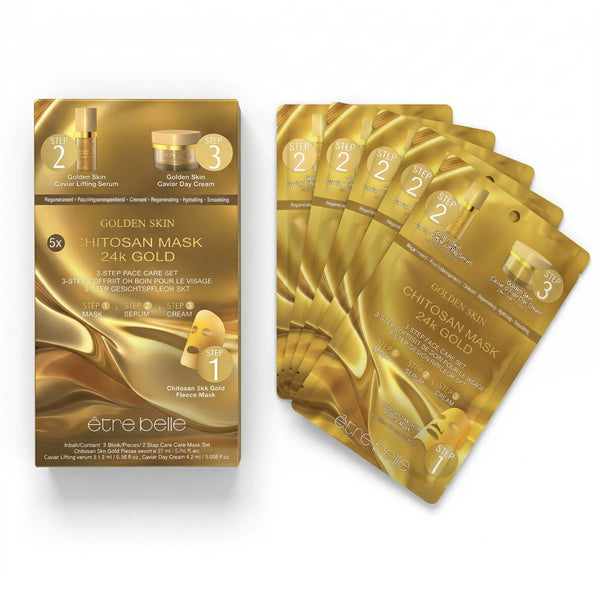 GOLDEN SKIN 3-STEP FACE CARE SET
