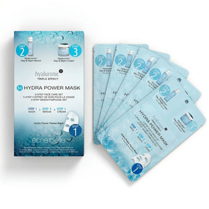 Hyaluronic ³ Hydra Power Maske 3-Step Face Care Set 5 Mask-Box