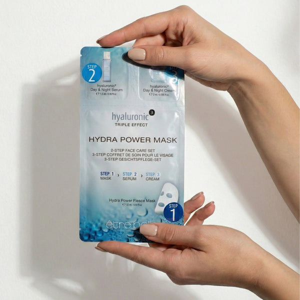 Hyaluronic ³ Hydra Power Maske 3-Step Face Care Set 5 Mask-Box