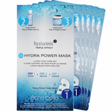 Hyaluronic ³ Hydra Power Maske 3-Step Face Care Set 5 Mask-Box